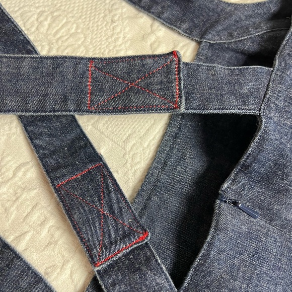 Guess, Cross-Back Denim Dress - Picture 5 of 14